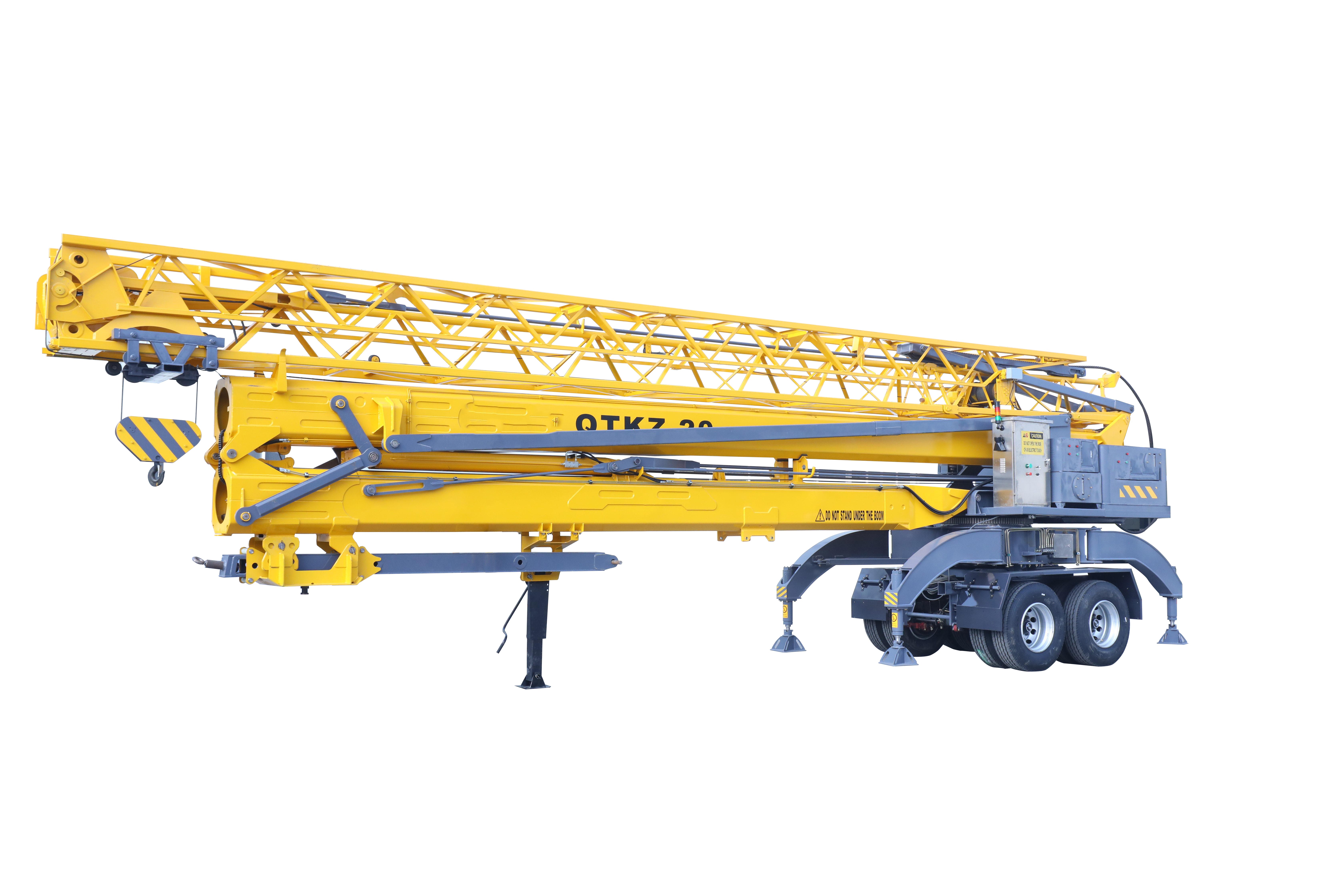 luffing tower crane