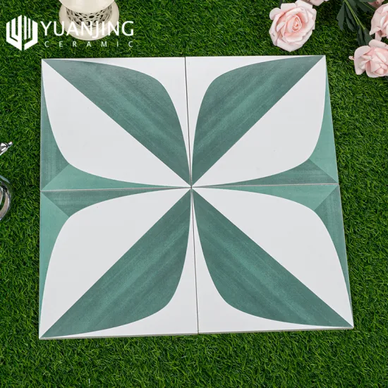 High-Quality 300x300mm Green Porcelain Tiles for Bathroom and Balcony Flooring - Best Sellers