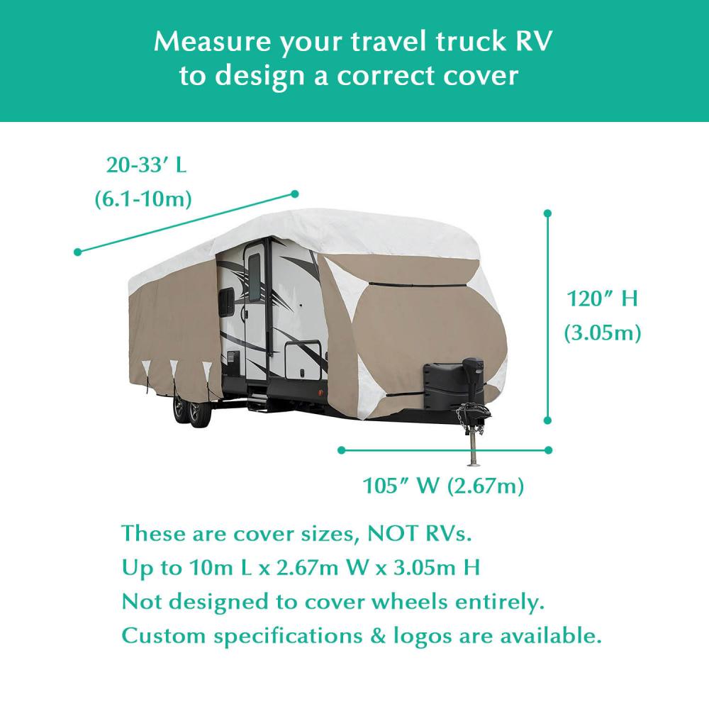 Penutup RV Trailer Dustproof Air Fabrik