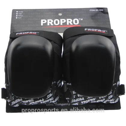 KP-PRO Skateboard Roller Derby BLACK KNEE PAD