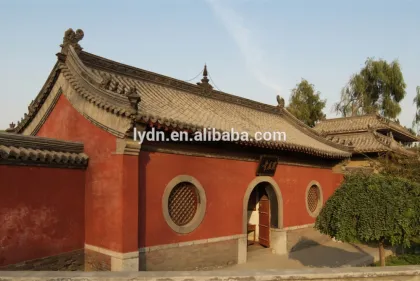 Chinese architecture of the Daoist temple roofing tiles