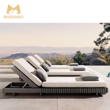 Customized Outdoor Hotel Chaise Lounges for Beach and Pool