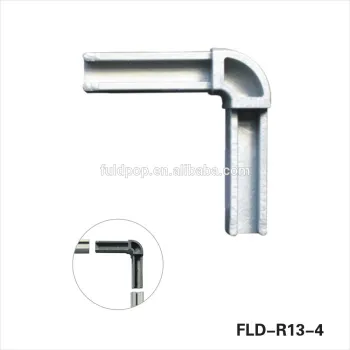 Factory Direct Sale supermarket poster hangers aluminum L connector