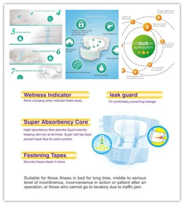 Cheap Soft Adult Diaper Anti-leak Adult Diapers