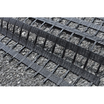 แอสฟัลต์เสริมกำลังไฟเบอร์กลาสไฟเบอร์กลาส Geogrid Geomalla