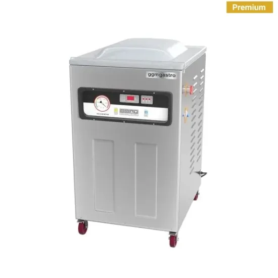 Commercial Semi Automatic Fruit Vacuum Packaging Machine Vertical Vacuum Sealer for Food Rice Meat Fish