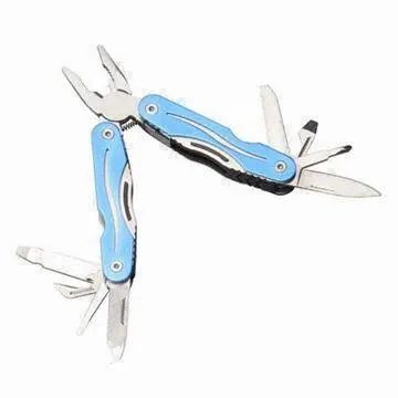 Spring Inside-loaded Multiple-function Tool/Multiple-plier, Made of Aluminum Handle Material