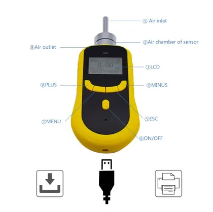 Portable Ozone Gas Detector (0-5 PPM)