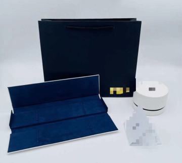 High-Quality Four Leaf Clover Jewelry Set: Necklace, Earrings, and Bracelet by Lucky Designer Lu FDBOX