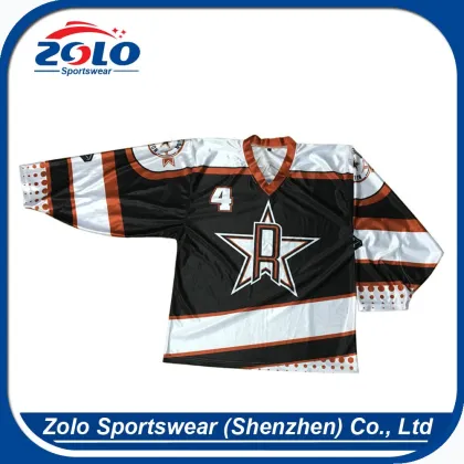 2017 Newest design sustom 100% polyester sublimation new jersey hockey jersey