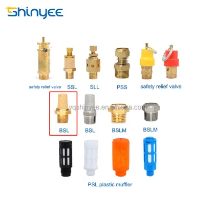 BSL Iron Mufflers, Silencers, Brass & Stainless Steel Fittings: Pneumatic Tools Accessories & Parts