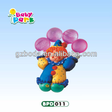 high quality silicone lovely doll baby water filled teether 2015