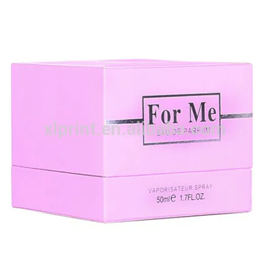Small glossy lamination luxury rigid perfume packaging box