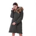 Exército inverno cor verde outwear