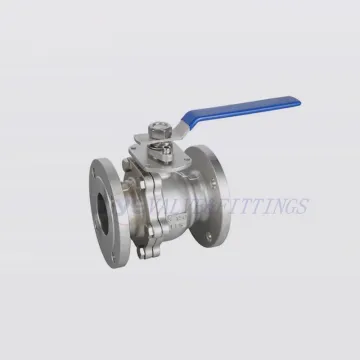 2PC Stainless/Carbon Steel Floating Flange Ball Valve