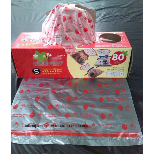 Plastic Printed PE Poly HDPE Animal Designed Food Gift Candy Bag