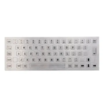Metal Keyboard, Supports Microsoft Windows Vista, 65 Keys, Stainless Steel Panel Mount Keyboard