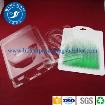 Clear Sliding Card PET Blister Packaging
