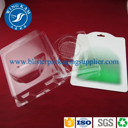 Clear Sliding Card PET Blister Packaging