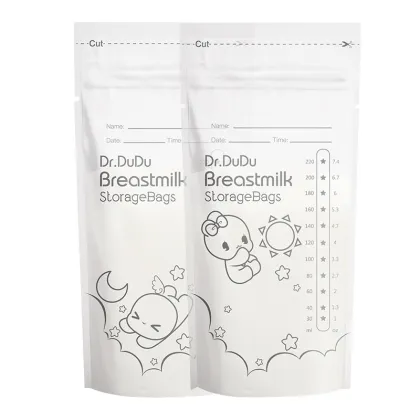 DR DU DU Global Factory NO BPA Free PET Breast Milk Storage Bag