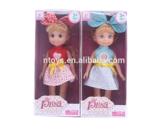 10'' PLINA fashion doll Cartoon costumes black/blue eyes 6820315