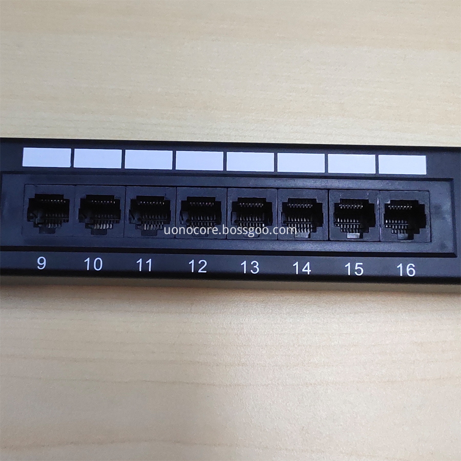 Home network CAT6 patch panel