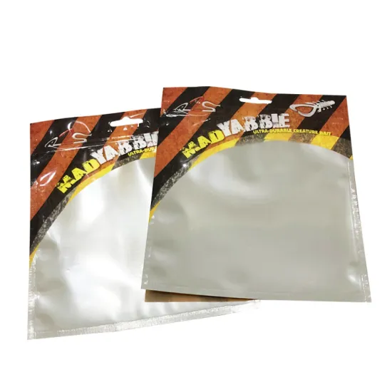 Eco-Friendly Custom Printed Clear Resealable Plastic Bags for Fishing Lures