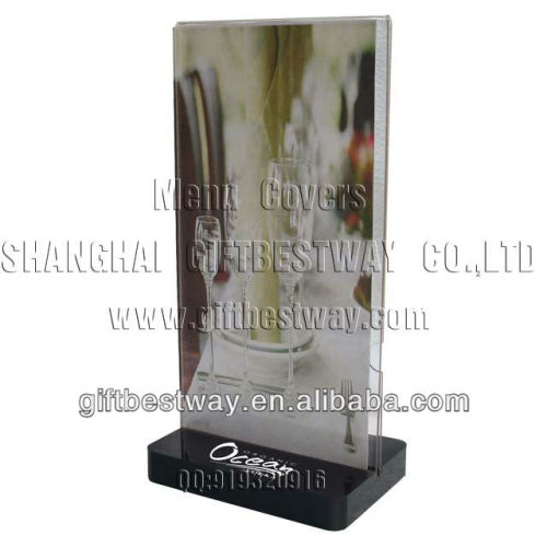 Acrylic menu holder ,acrylic menu holder,custom acrylic menu holder