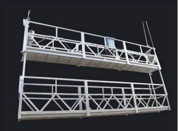 20m Double Deck Aluminium Alloy Suspended Platform Cardle For Building Maintenance