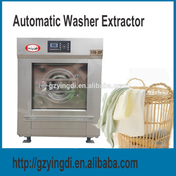 New condition 25KG commercial automatic industrial washing machine for hotel & laundry shop&hospital