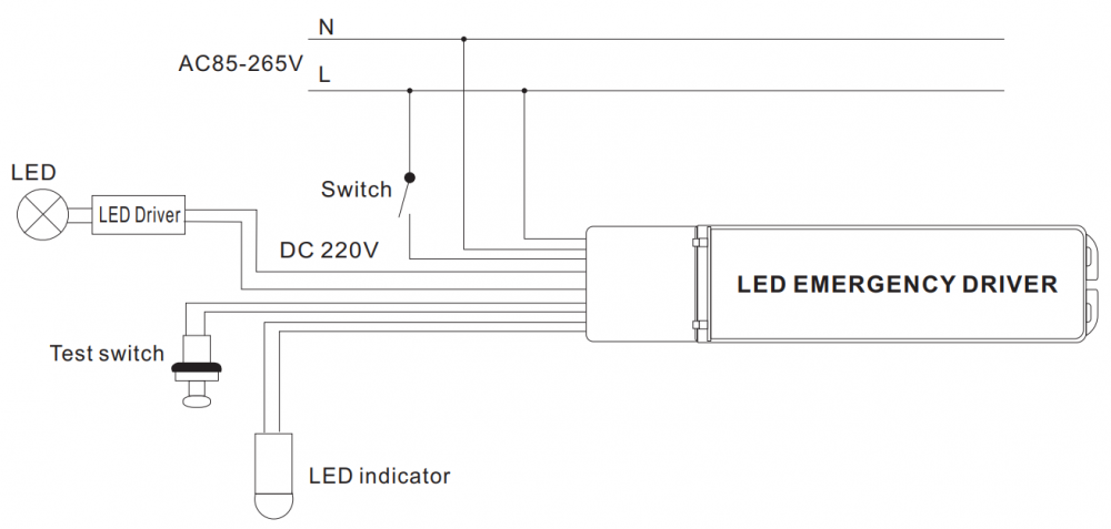 Emergency Light led Driver