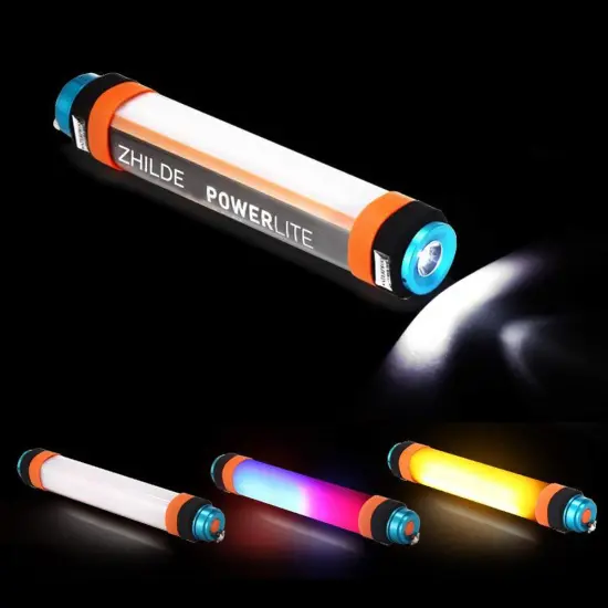 Outdoor Emergency Rechargeable Waterproof USB fish Camping lantern Bright Flashlight with Power Bank Portable LED Camping Light