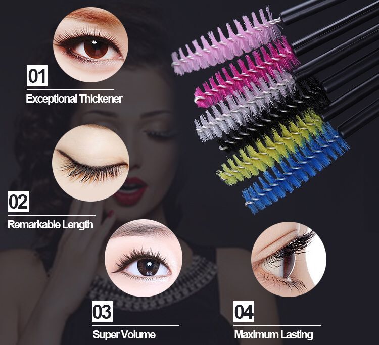 Plastic Eyelash Makeup Brushes