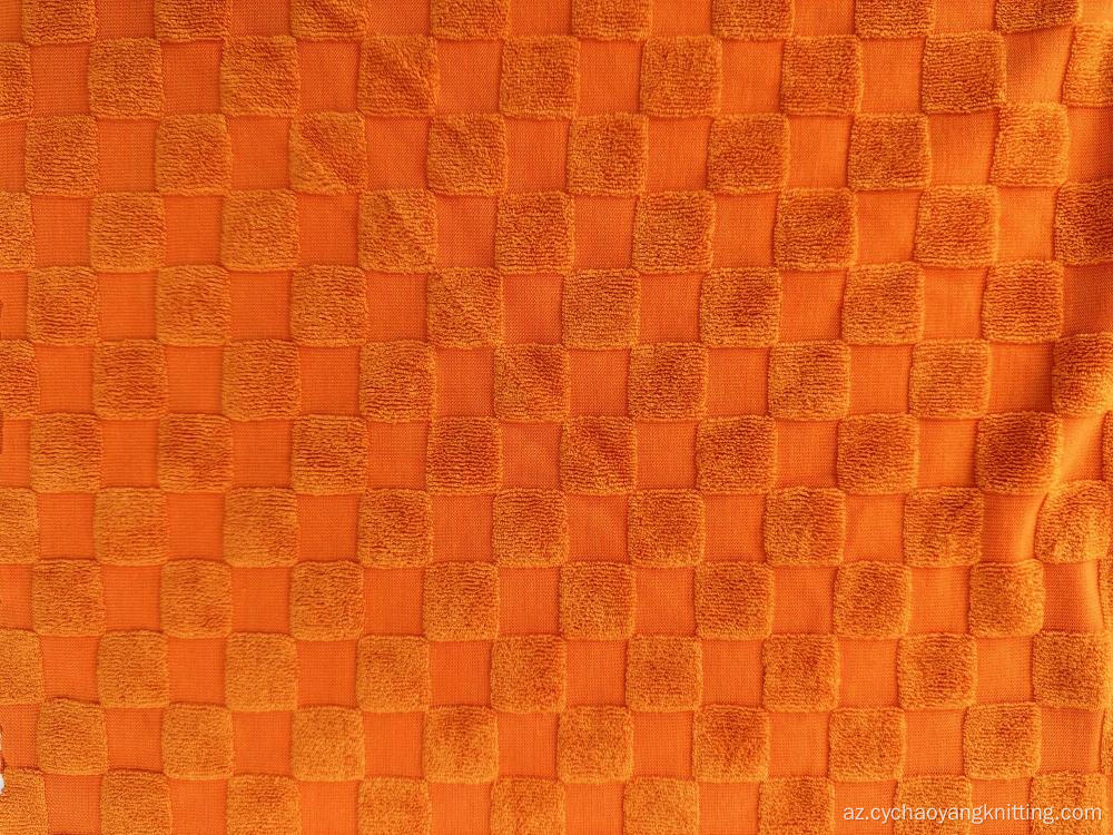 Pambıq polyester sürətli quruyan jakquard terry parça