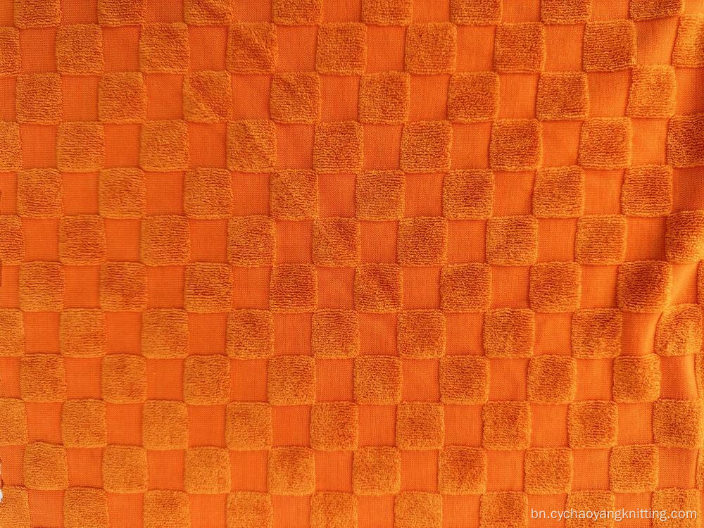 সুতির পলিয়েস্টার দ্রুত-শুকনো জ্যাকার্ড টেরি কাপড়