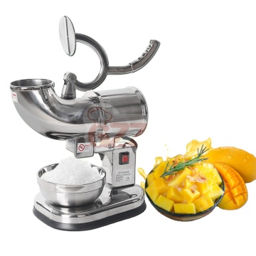 110V/220V Electric Shaved Ice Machine - 200W Commercial Shaver for Fast Ice Crushing