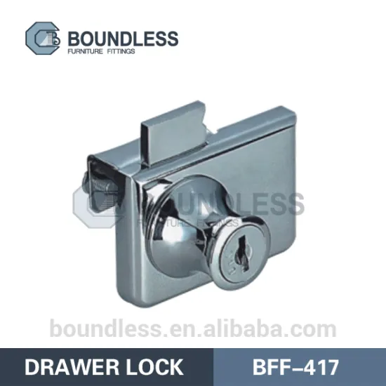 417 Furniture Glass Door Lock with Computer Key