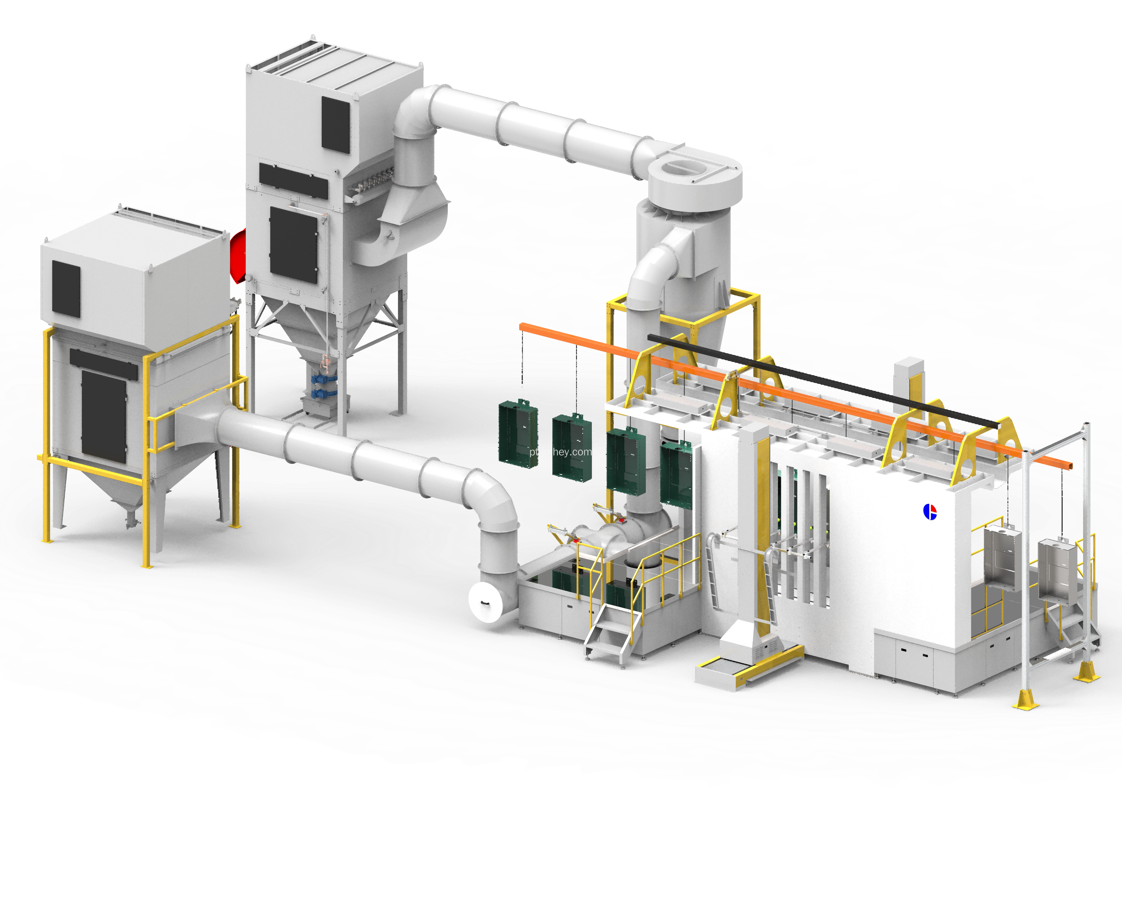 Cabine de revestimento de recuperação automática de comutação DRB