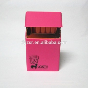 Best selling silk screen printing silicone cigarette case