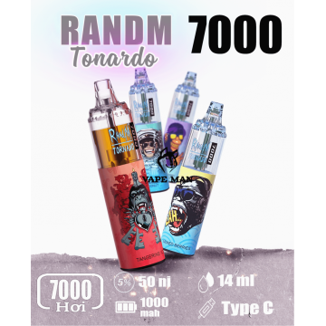 랜드 토네이도 7000 vape 퍼프 RM 바