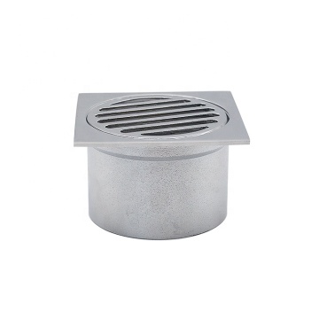 Sceplitura della doccia da bagno con piastrelle di oem cromato, rivestimento per scarico del pavimento quadrato in ottone con filtro a trappola