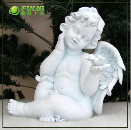 Statua di Cupido ala classica per la tomba (NF85281D)