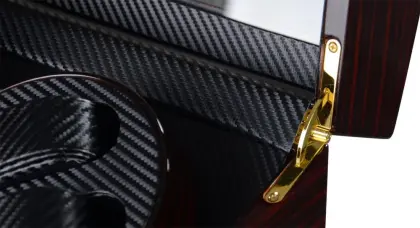 Ebony Watch Winder Box With Window