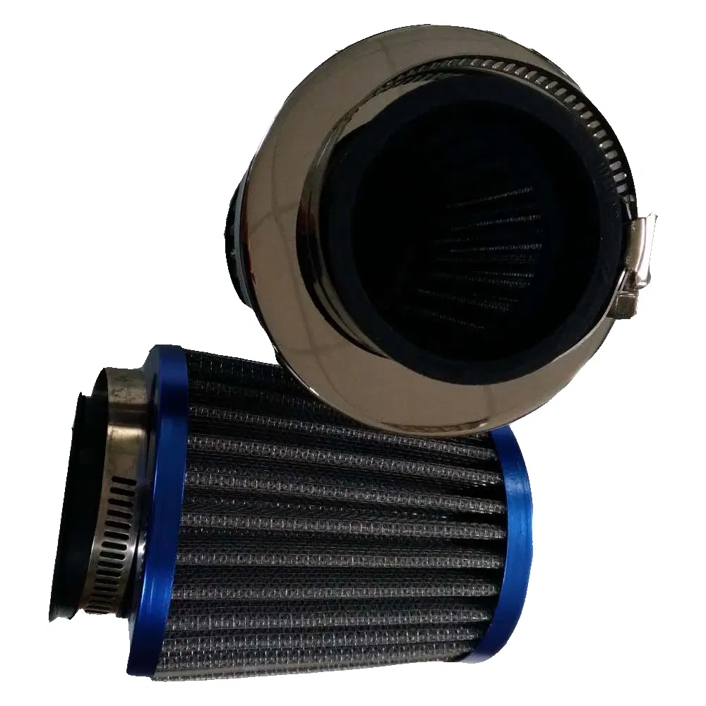 Filtro dell'aria universale da 52 mm per tubo di prepasto per motociclette