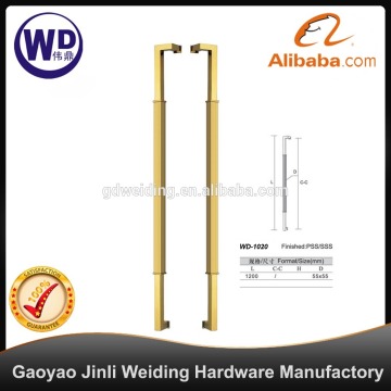 stainless steel glass door pull handles WD-1020