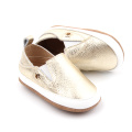 Slip-on blødt læder unisex baby fritidssko