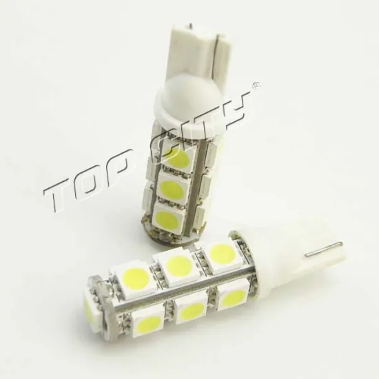 Top Quality Brightness 400LM 6000K T10 194 W5W 147 13SMD 5050 Car Tail LED