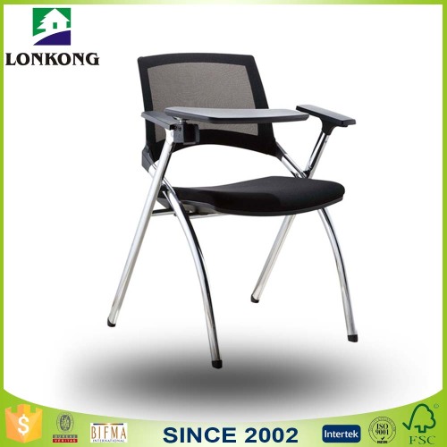 Smoothly And Easy Moving Base Folding Tablet Chair