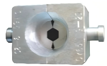Hexagonal die for conductors, ground wires and terminals