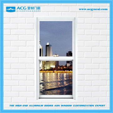 China low price aluminium double sliding windows